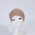 Solid Color Knitted Hat Warm knitted hat for winter for women Supplier